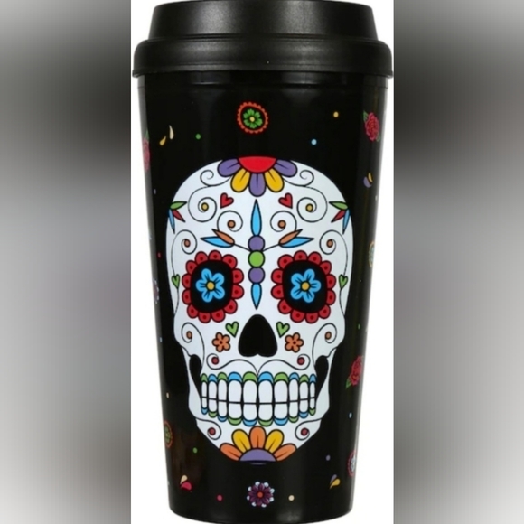 🟩🔥SUGAR SKULL HOT TUMBLER 16oz - Picture 3 of 3